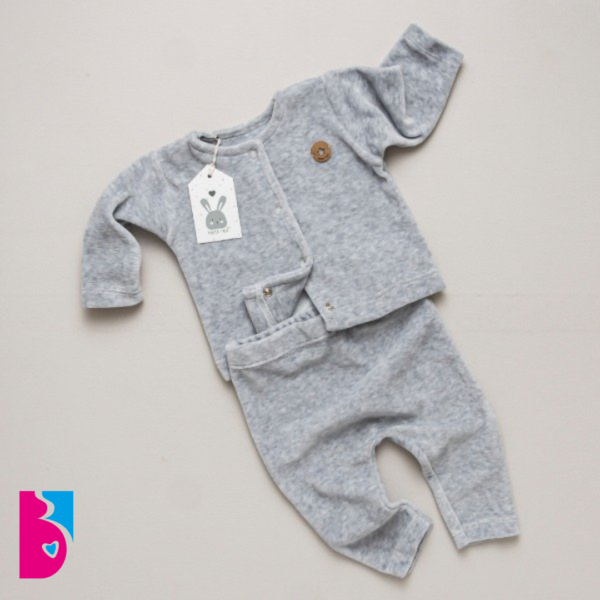 Conjunto de plush GRIS MELANGE