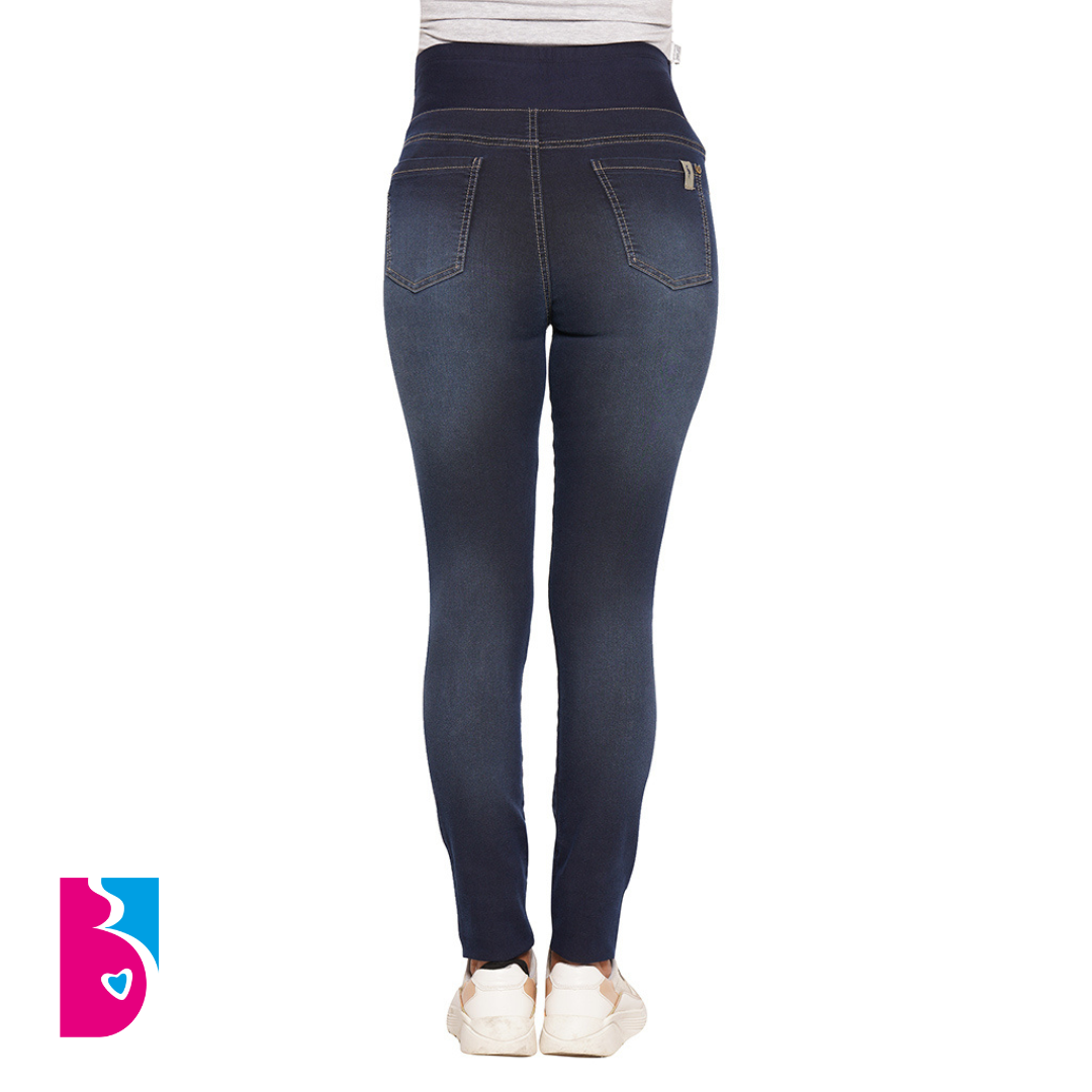 Jean Super Elastizado Con Faja Cambreada - Imagen 4