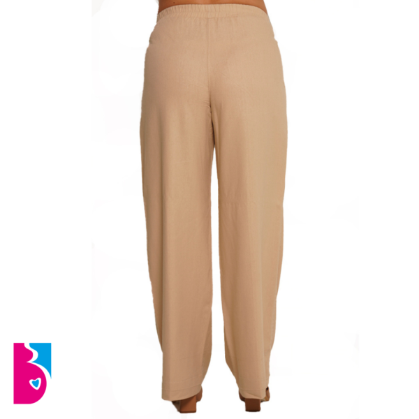 Pantalón Lino Con Faja Elastizada - Imagen 3
