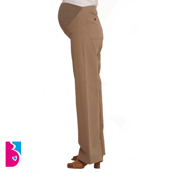 PANTALON PIERNA ANCHA SIN COSTURA GABARDINA - Imagen 4