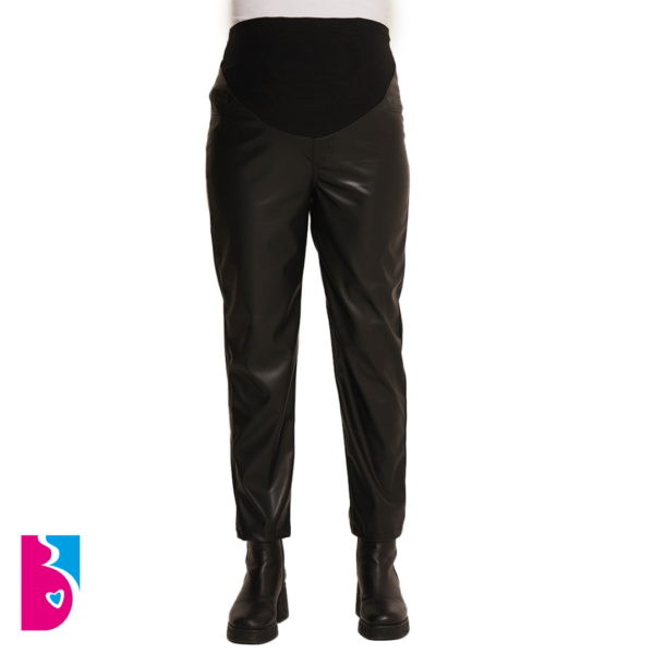 Pantalon Eco Cuero Con Faja - Imagen 2