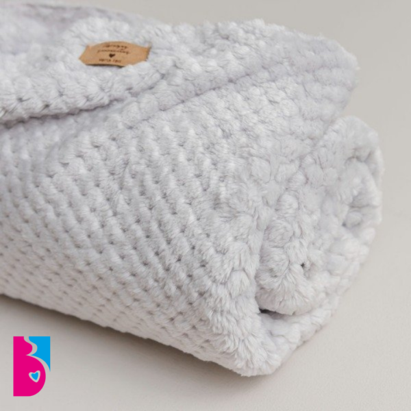 MANTITA PIEL HONEY GRIS - Imagen 2