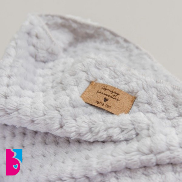 MANTITA PIEL HONEY GRIS - Imagen 3