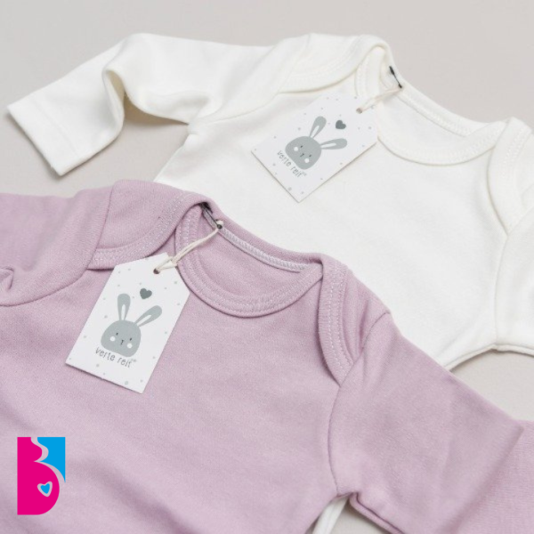 Bi Pack Bodys Manga Larga NATURAL y UVA - Imagen 2