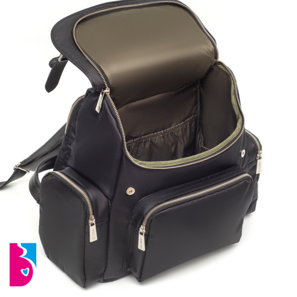 Mochila Maternal Jackie Negra - Imagen 2