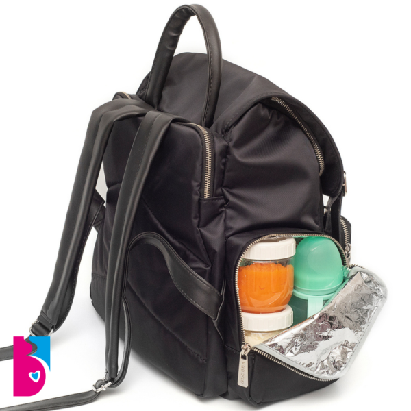 Mochila Maternal Jackie Negra - Imagen 4