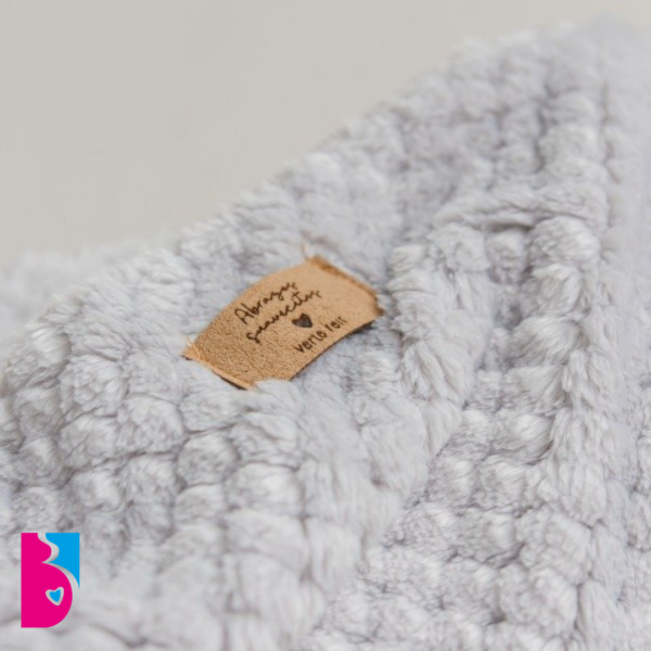 MANTITA PIEL HONEY GRIS - Imagen 4