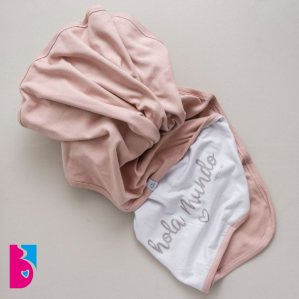 MANTA DOBLE ALGODÓN ROSA VIEJO