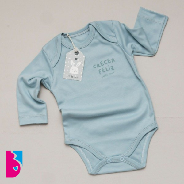 Body estampado PLOMIZO Crecer feliz