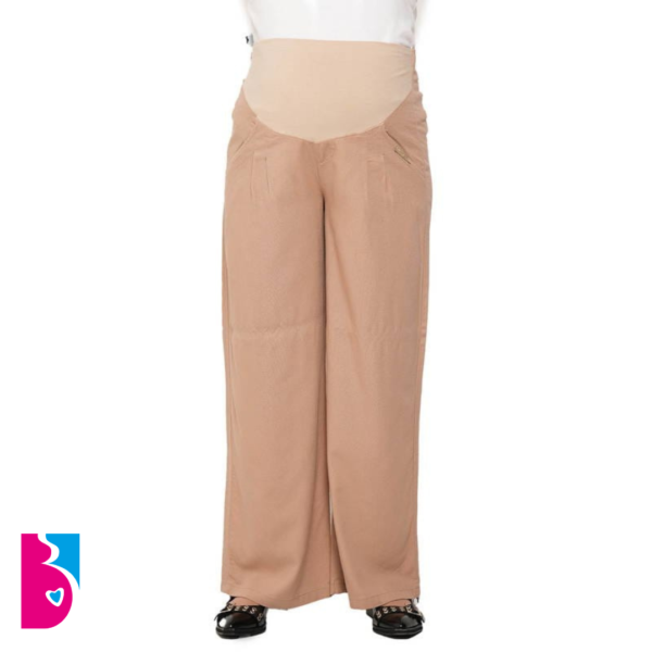 Pantalon de Lino Pierna Ancha Con Bolsillo y Pinza