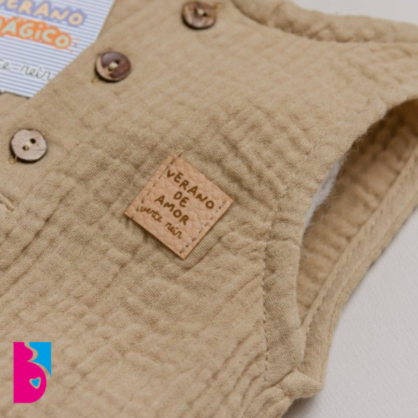 Enterito Gasa BEIGE - Imagen 2