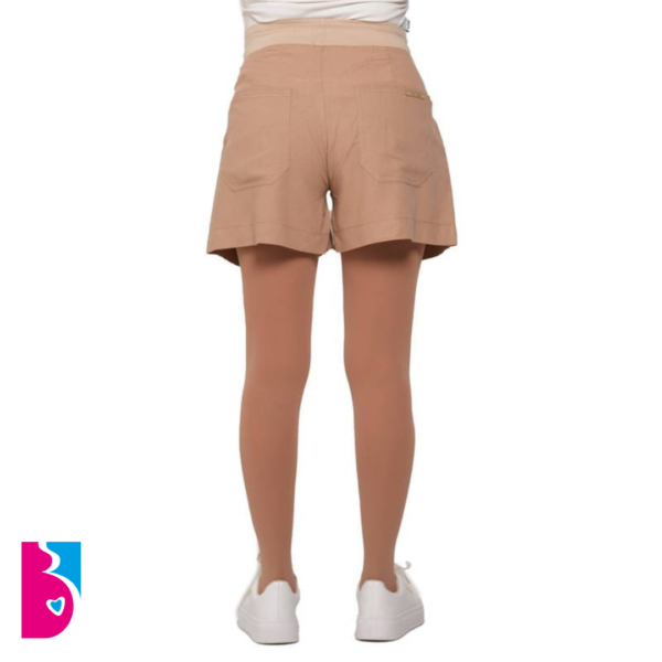 Short Lino Con Pinzas - Imagen 3