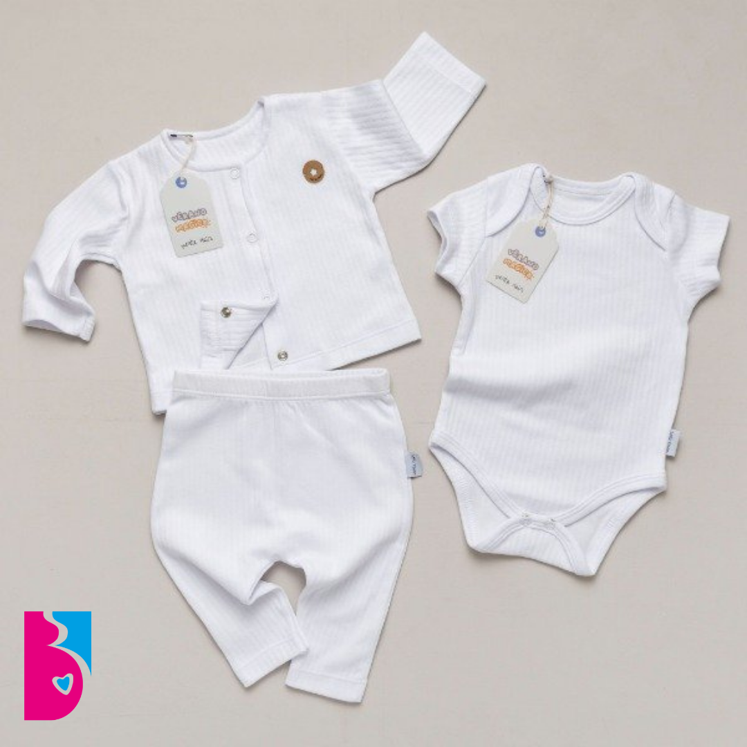 SET 3 PIEZAS NIDO BLANCO