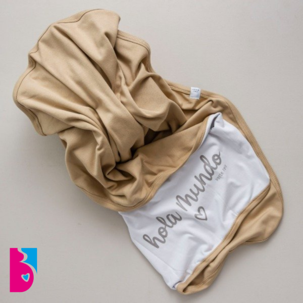 MANTA DOBLE ALGODÓN NOUGAT