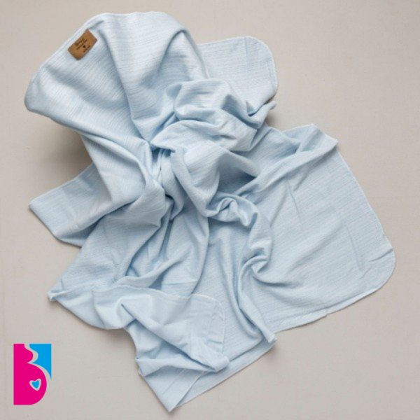 Manta simple NIDO CELESTE