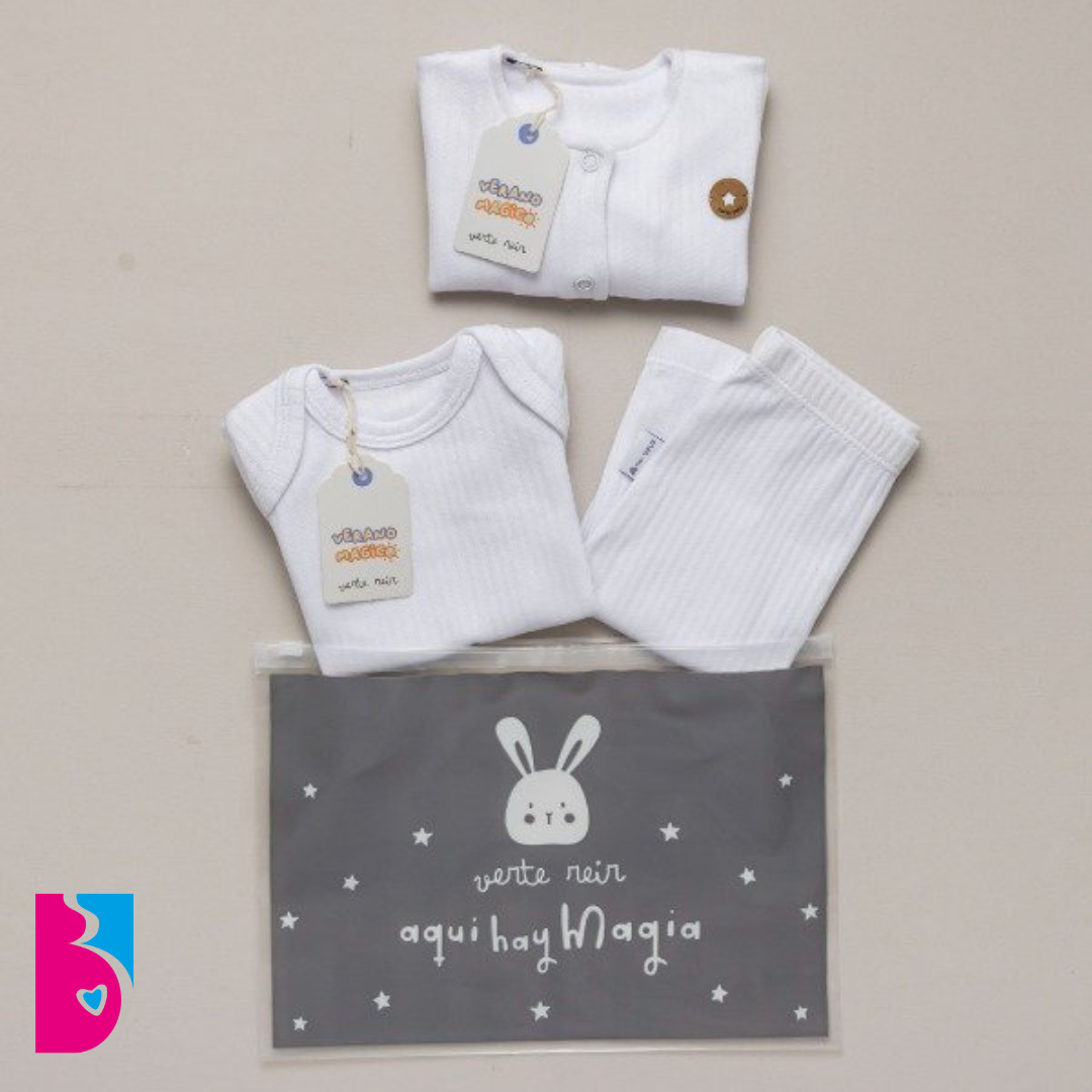 SET 3 PIEZAS NIDO BLANCO - Imagen 3