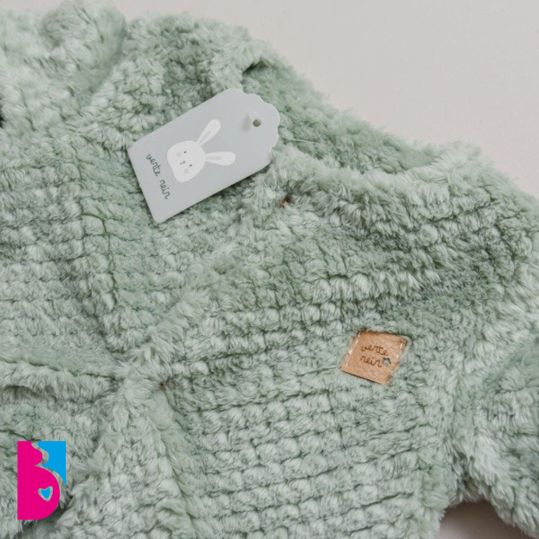 Saquito de piel VERDE SECO - Imagen 2