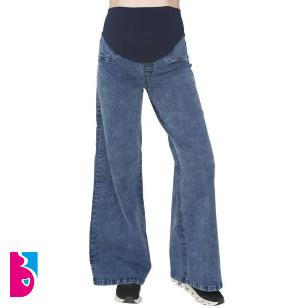 Jean Super Wide Azul Gastada